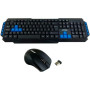 Комплект беспроводная клавиатура + мышка JEDEL WS880, Black