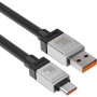 Data Кабель USB Baseus CoolPlay Series Type-C (CAKW000701) 100W 2m, Black