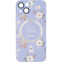 Чохол-накладка Flower Case Mag Safe Camera Protection для Apple iPhone 13