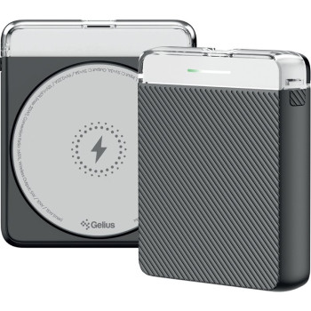 Power Bank з бездротовою зарядкою Gelius Avelon GP-PBW301 15W 5000mAh, Black