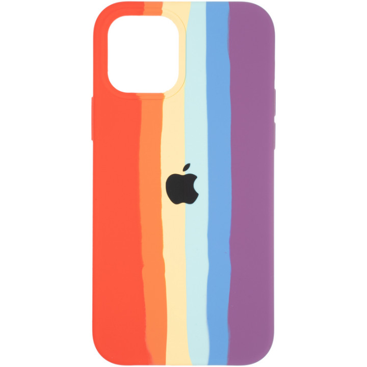 Чехол-накладка Colorfull Soft Case для Apple iPhone 12 / 12 Pro, Rainbow