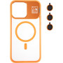 Чохол накладка Yoga Case Camera stand (MagSafe) для iPhone 15, Flame Orange