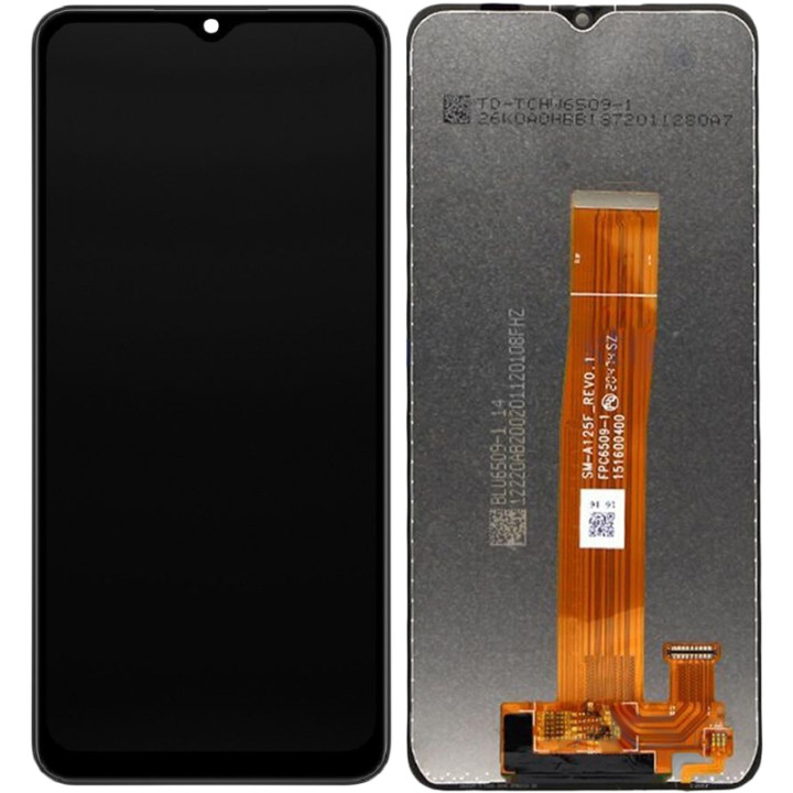 Дисплейний модуль / екран (дисплей + Touchscreen) для Samsung A02 (A022) / A12 (A125) / M02 (M022) / M12 (M127), Black