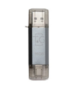USB флешка T&G Star 009 USB / Type-C 16Gb, Silver