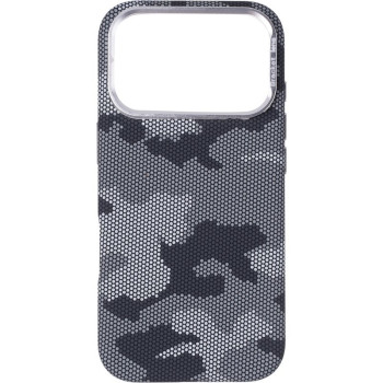 Чехол Carbon Case Camera Stand MagSafe для iPhone 17 Pro, Military Grey