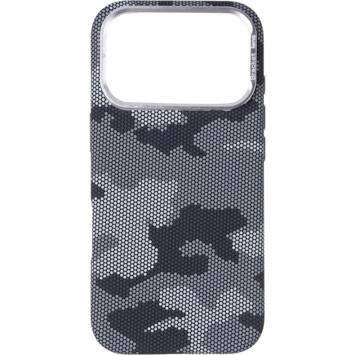 Чохол Carbon Case Camera Stand MagSafe для iPhone 17 Pro, Military Grey