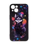 Чехол накладка Gelius Print Case UV для iPhone 14, Street Husky