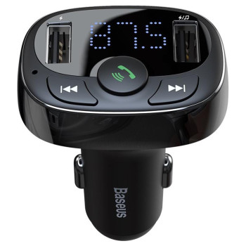 Автомобильный FM-модулятор Baseus Bluetooth MP3 CCTM-01 Black