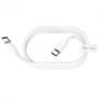 USB кабель Hoco X51 100W High-Power Type-C to Type-C 2m, White