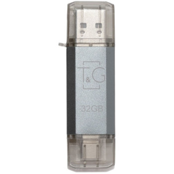 USB флешка T&G Star 009 USB / Type-C 32Gb, Silver