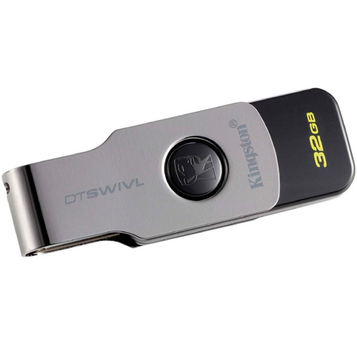USB Флешка Kingston DT Swivel Design 32-Gb 3.0, Black