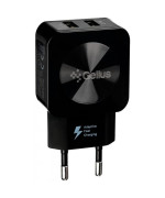 Сетевое зарядное устройство Gelius Ultra Prime GU-HC02 2USB 2.1A + Cable MicroUSB, Black