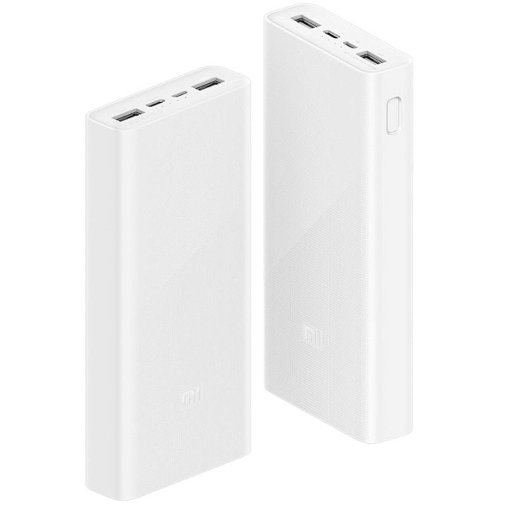 Додаткова батарея Power Bank  Xiaomi 3 18W 20000 mAh, White