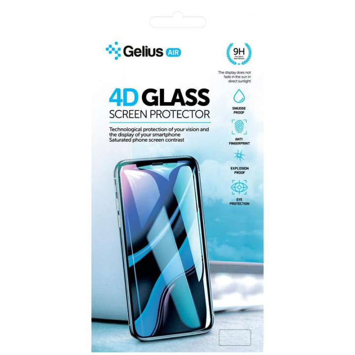 Защитное стекло Gelius Pro 4D для Apple iPhone 12 mini, Black
