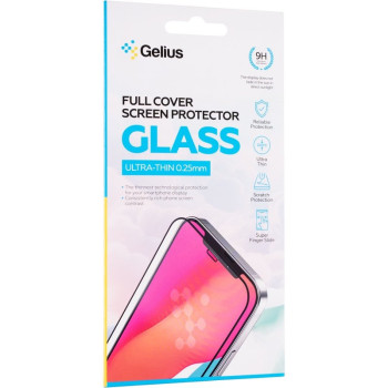 Захисне скло Gelius Full Cover Ultra-Thin 0.25mm для Motorola Moto G06, Black