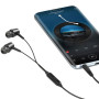 Провідні вакуумні навушники HF XO EP57 mini jack 3,5 мм, Black