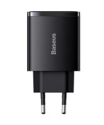 Сетевое зарядное устройство Baseus Compact CCXJ-E01 2USB QC 3.0 Type-C 30W, Black