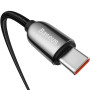 Data Кабель USB Baseus Display Type-C to Type-C (CATSK-B01) 100W 1m, Black