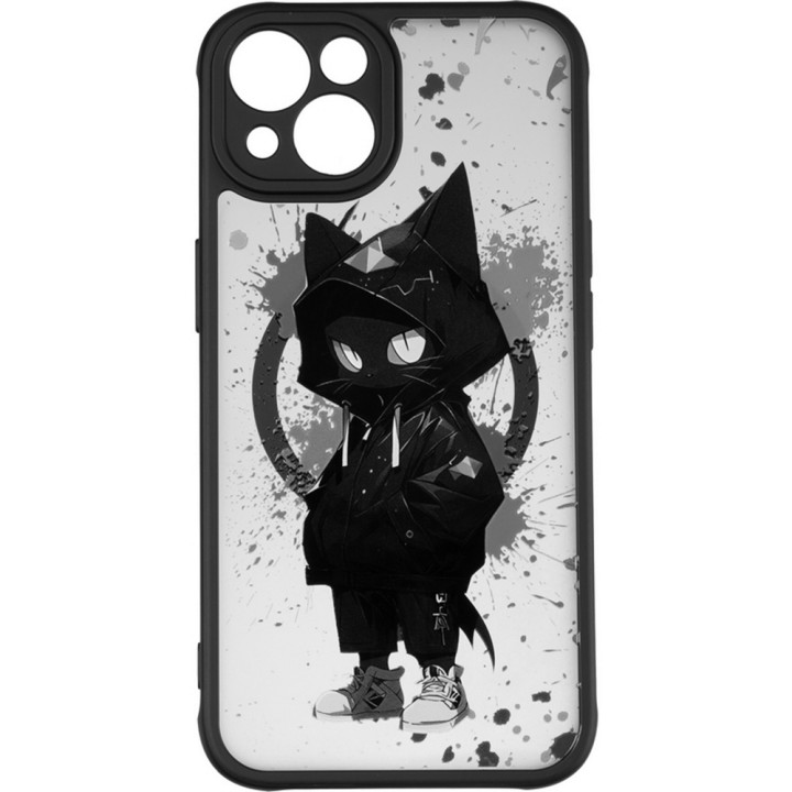 Чехол накладка Gelius Print Case UV (Magsafe) для iPhone 13, Gateway cat