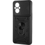 Чехол накладка Gelius Hard Defence PC Series (Camera slider) для OnePlus Nord N20 5G / Oppo A96, Black
