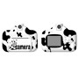 Дитячий фотоапарат із печаткою Ч/Б фото F-11SD (COW), White-Black