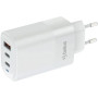 Мережевий зарядний пристрій Gelius Elevaro GP-HC065 PD65W / QC3,0, White