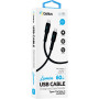 Кабель USB Gelius Lumin Lamp GP-UC100 Type-C to Type-C 2m (60W), Black