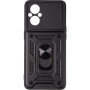 Чохол накладка Gelius Hard Defence PC Series (Camera slider) для OnePlus Nord N20 5G / Oppo A96, Black