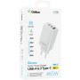 Мережевий зарядний пристрій Gelius Elevaro GP-HC065 PD65W / QC3,0, White