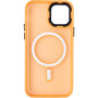 Чехол Color Bumper Case (MagSafe) для iPhone 15 Pro Max, Orange