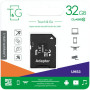 Карта памяти T&G MicroSDHC 32Gb UHS-3 Class 10 + Adapter SD, Black
