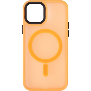 Чехол Color Bumper Case (MagSafe) для iPhone 15 Pro Max, Orange