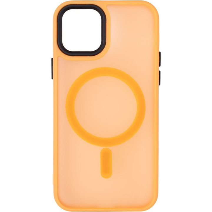 Чехол Color Bumper Case (MagSafe) для iPhone 15 Pro Max, Orange