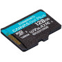 Карта памяти microSDXC Kingston Canvas Go Plus A2 V30 128Gb  (UHS-1 U3) (R-170Mb/s)