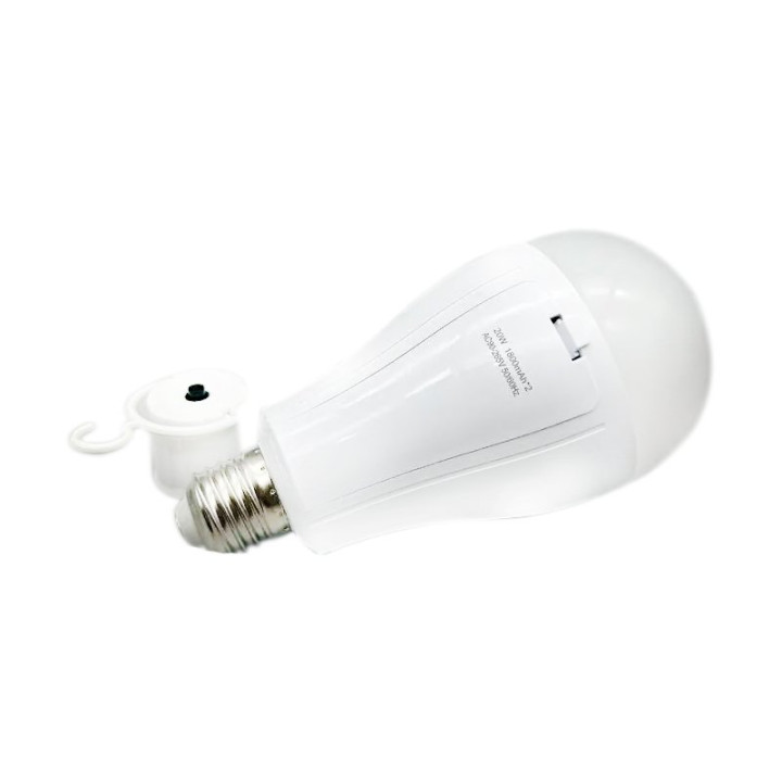Акумуляторна LED Лампочка 20 Вт 18650, White