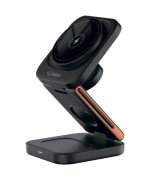 Беспроводное зарядное устройство Gelius Gravico 3in1 GP-WC014 15W, Black