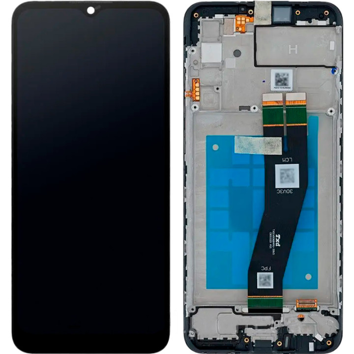 Дисплейний модуль / екран (дисплей + Touchscreen) (OEM) для Samsung A037 / A03s-2021, Black
