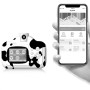 Дитячий фотоапарат із печаткою Ч/Б фото F-11SD (COW), White-Black