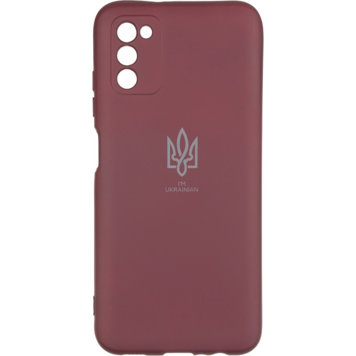 Чехол-накладка Full Soft Case (Ukrainian) для Samsung A037 (A03S)