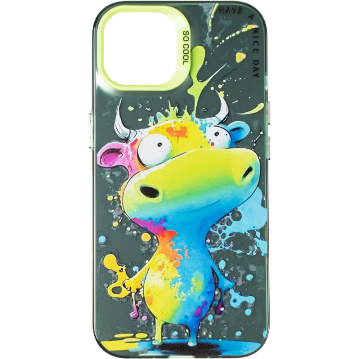 Чехол накладка Gelius Case (PC+TPU) для Apple iPhone 15, Cow