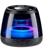Портативная Bluetooth колонка XO F62 с LED подсветкой IPX5 600mAh, Black