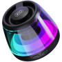 Портативная Bluetooth колонка XO F62 с LED подсветкой IPX5 600mAh, Black