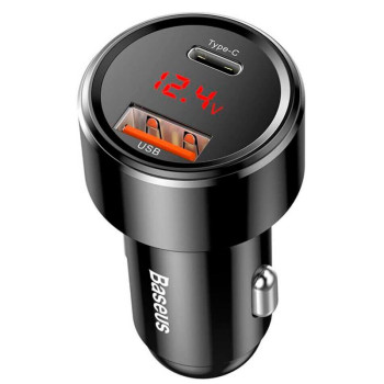 Автомобильное зарядное устройство Baseus Magic Series (CCMLC2OC-01), Black с функцией скоростной зарядки