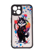 Чехол накладка Gelius Print Case UV (Magsafe) для iPhone 13, Street Husky