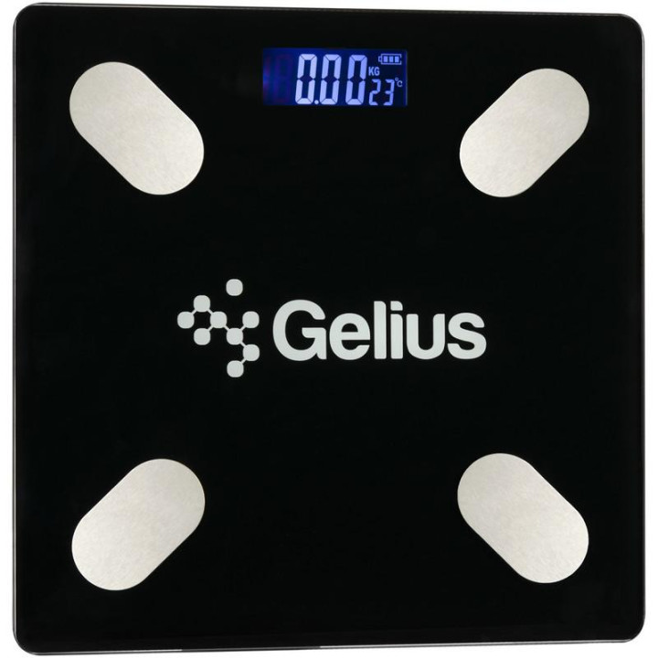 Розумні ваги Gelius Floor Scales Zero Fat GP-BS001 Black