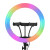 Кольцевая лампа Ring RGB MJ36 36см, Black