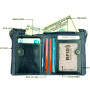 Шкіряний чоловічий гаманець RFID, Green