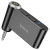 Bluetooth аудіо ресивер Hoco E58 Magic AUX для авто 140mAh, Black
