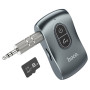 Bluetooth аудио ресивер Hoco E73 Tour AUX для авто, Gray
