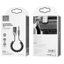Bluetooth аудио ресивер Usams US-SJ464 AUX для авто, Grey